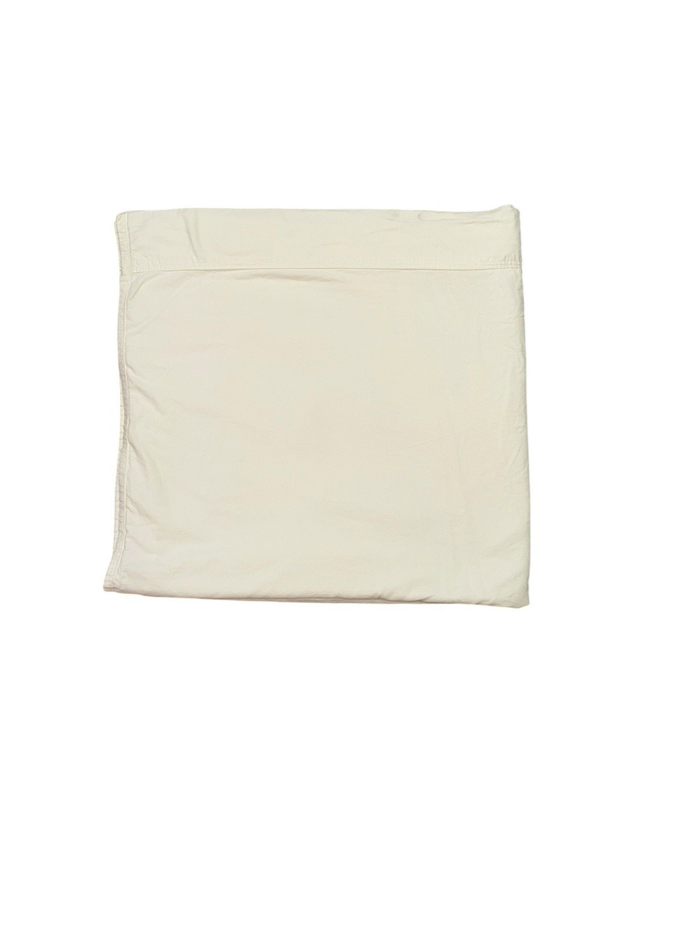 Fieldcrest Vintage King Size Flat Sheet Pale Yellow Buttercream 100% Cotton